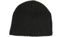 Premium Cable Knit Beanie - Warm, Stylish Toque in Multiple Colors thumbnail 1