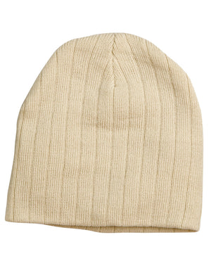
            
                Load image into Gallery viewer, Cable Knit Beanie With Fleece Head Band - madhats.com.au
            
        