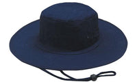 Premium Canvas Wide Brim Hat with Adjustable Chin Strap thumbnail 1 canvas hat - madhats.com.au