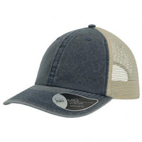 Case Trucker Cap with Pigment Dyed Cotton Twill & Mesh Panels thumbnail 1 case trucker - madhats.com.au