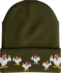 Champion Chook Premium Insulated Beanie with Reflective Stripe thumbnail 3 champion chook beanie - madhats.com.au