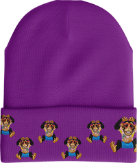 Cheeky Monkey Insulated Reflective Beanie with 3M Thinsulate thumbnail 3 cheeky monkey beanie - madhats.com.au