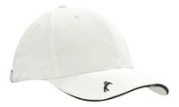 Chino Twill Structured 6-Panel Cap with Embroidered Peak thumbnail 4