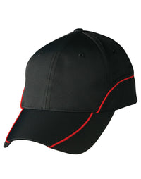 Contrast Lining Ripstop Peak Cap with Mesh thumbnail 3