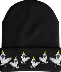 Cool Cockatoo Insulated Beanie with Reflective Stripe thumbnail 1 cool cockatoo beanie - madhats.com.au