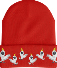 Cool Cockatoo Insulated Beanie with Reflective Stripe thumbnail 4 cool cockatoo beanie - madhats.com.au