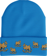 Crafty Camel Insulated Beanie with Reflective Stripe thumbnail 4 crafty camel beanie - madhats.com.au