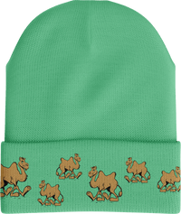 Crafty Camel Insulated Beanie with Reflective Stripe thumbnail 3 crafty camel beanie - madhats.com.au