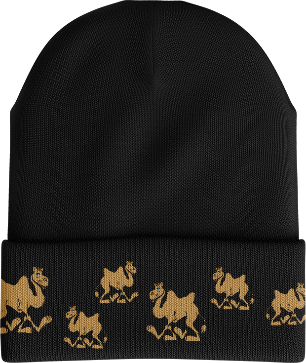 Crafty Camel Insulated Beanie with Reflective Stripe