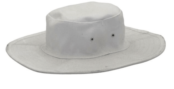 creme wide brim hats 53cm