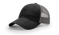 Garment Washed Relaxed Fit Trucker Cap with Mesh Back thumbnail 3