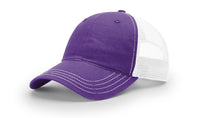 Garment Washed Relaxed Fit Trucker Cap with Mesh Back thumbnail 4