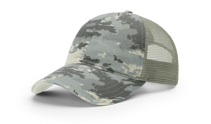 111P Garment Washed Printed Trucker - madhats.com.au