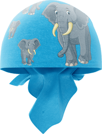 Ellie Elephant Lightweight Coolactive Bandanna 560mm Square thumbnail 1