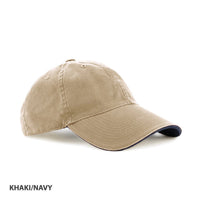 Enzyme Washed Cap with Sandwich Brim in Multiple Colorways thumbnail 3 enzyme washed cap with sandwich - madhats.com.au