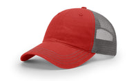 Garment Washed Relaxed Fit Trucker Cap with Mesh Back thumbnail 9
