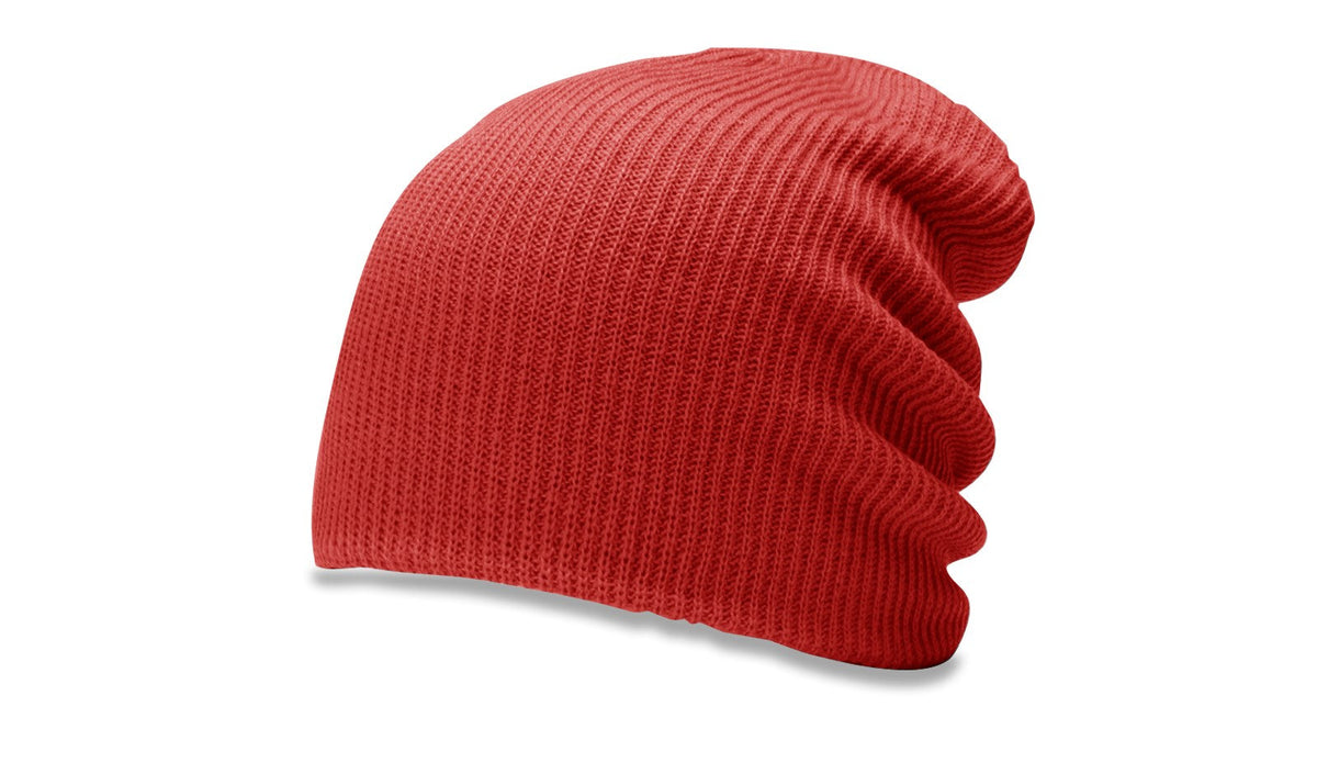 Super Slouch Knit Beanie - Lightweight & Warm Ribbed Knit