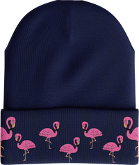 Flamingo Beanie with 3M Thinsulate Insulation & Reflective Stripe thumbnail 2