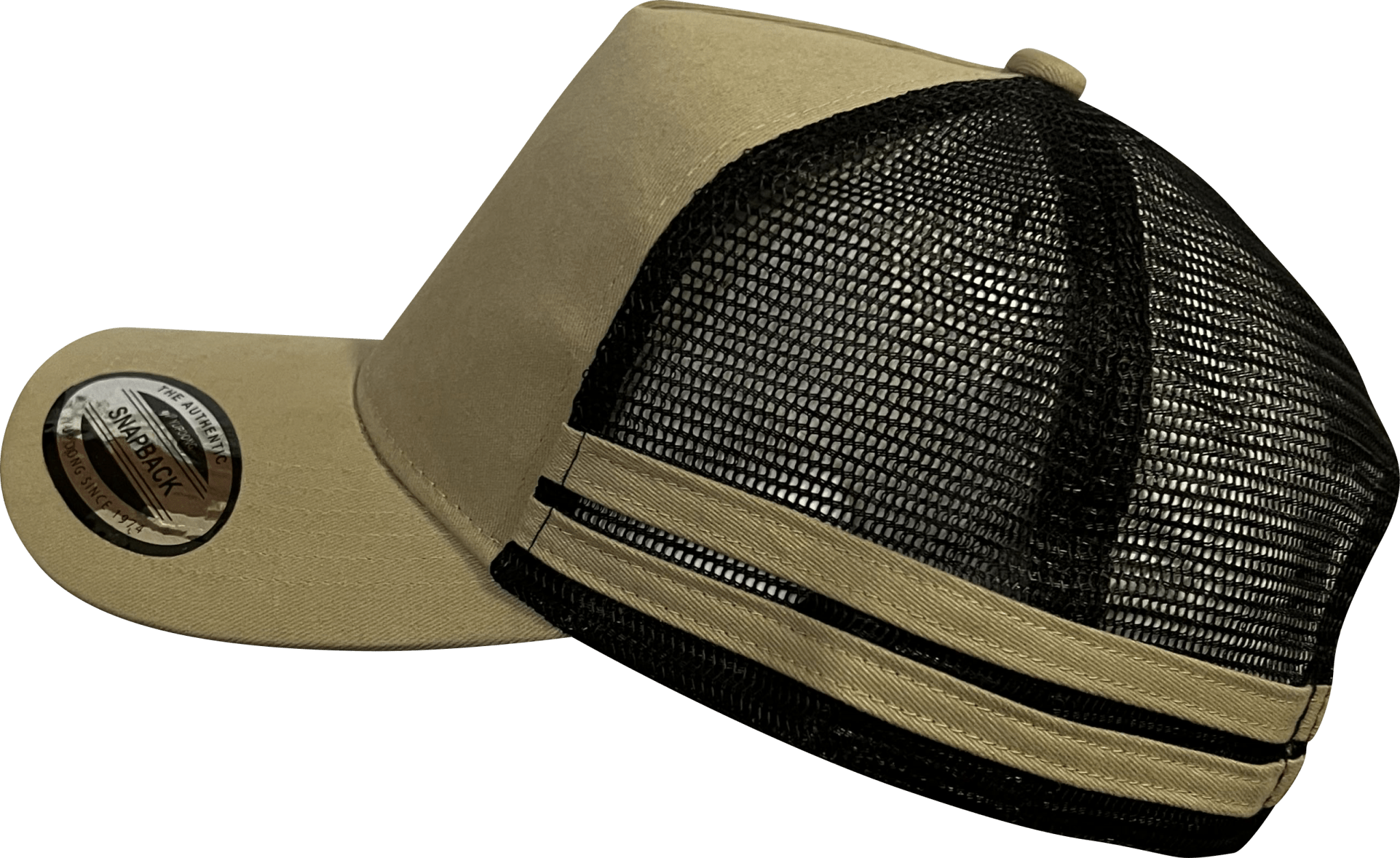 FLEX LOW PROFILE TWIN STRIPE TRUCKER CAP