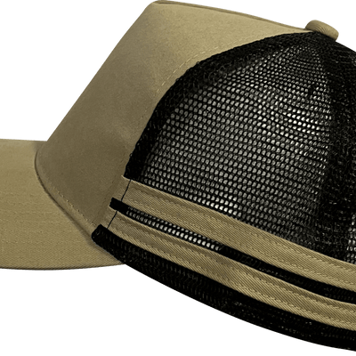 FLEX LOW PROFILE TWIN STRIPE TRUCKER CAP