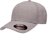 Flexfit Heatherlight Cap with Melange Fabric in Grey Tones thumbnail 9