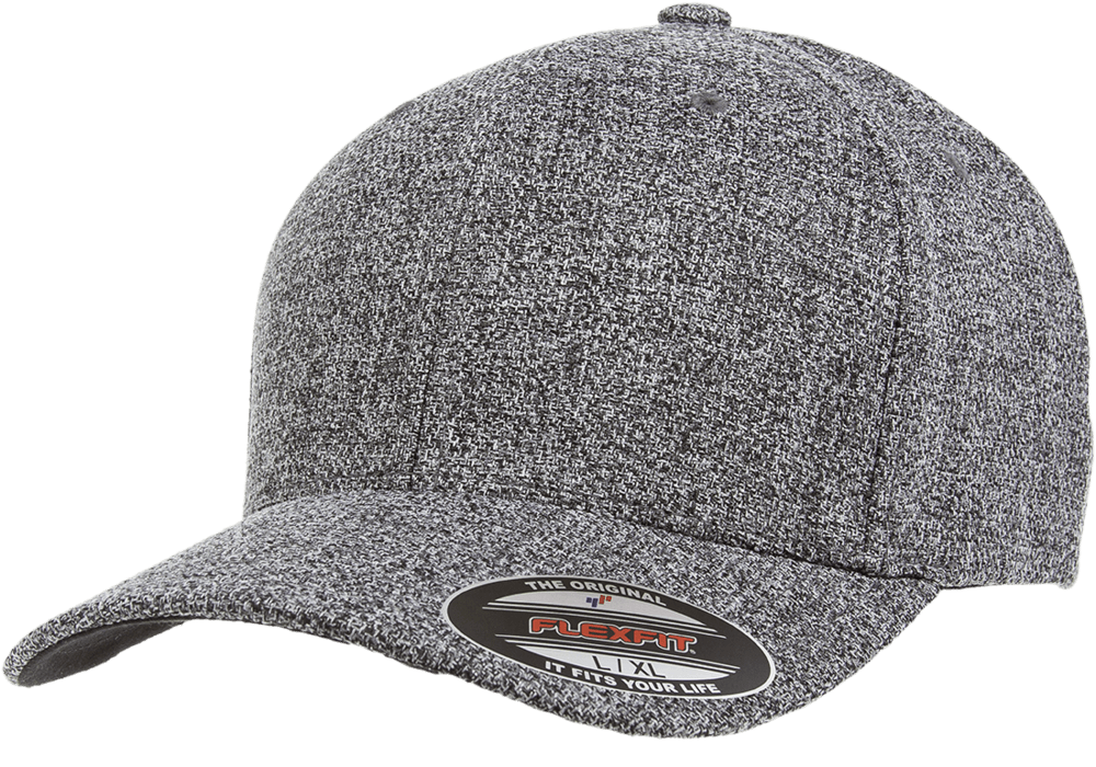 Flexfit Melange Cap in Heather Grey Shades