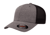 Flexfit Melange Trucker Mesh Cap with Premium Fit and Breathable Design thumbnail 8