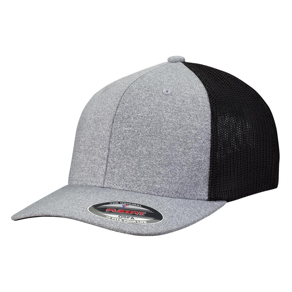 Flexfit Melange Trucker Mesh Cap with Premium Fit and Breathable Design