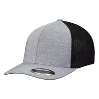 Flexfit Melange Trucker Mesh Cap with Premium Fit and Breathable Design thumbnail 1