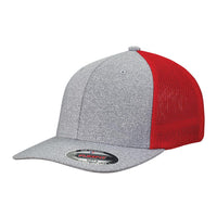 Flexfit Melange Trucker Mesh Cap with Premium Fit and Breathable Design thumbnail 4