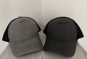 Flexi Heathered Trucker Mesh Cap - madhats.com.au