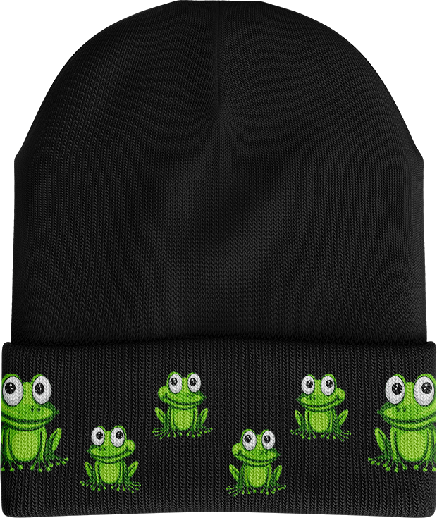 Freaky Frog Insulated Beanie with Reflective Stripe