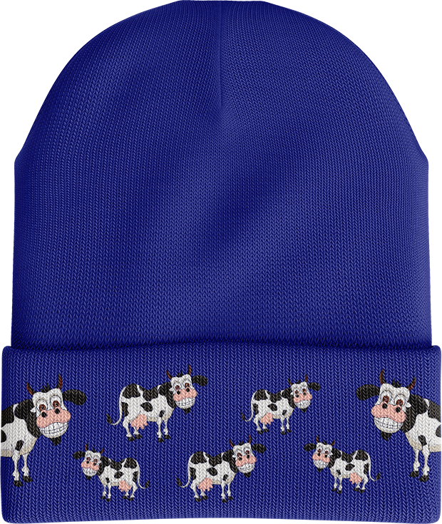 Fussy Cow Beanie - madhats.com.au