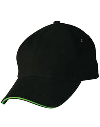 H/B/C sandwich peak cap thumbnail 5 h/b/c sandwich peak cap - madhats.com.au