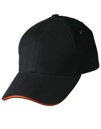 H/B/C sandwich peak cap thumbnail 21 h/b/c sandwich peak cap - madhats.com.au