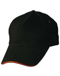 H/B/C sandwich peak cap thumbnail 4 h/b/c sandwich peak cap - madhats.com.au