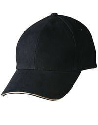 H/B/C sandwich peak cap thumbnail 23 h/b/c sandwich peak cap - madhats.com.au