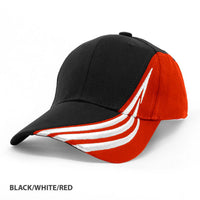 HBC Trim Design Contrast Baseball Cap with Adjustable Strap thumbnail 3 hbc trim design cap - madhats.com.au