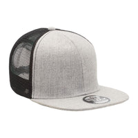 Heathered Flat Peak Trucker thumbnail 2