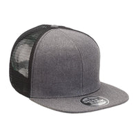 Heathered Flat Peak Trucker thumbnail 1