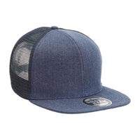 Heathered Flat Peak Trucker thumbnail 3