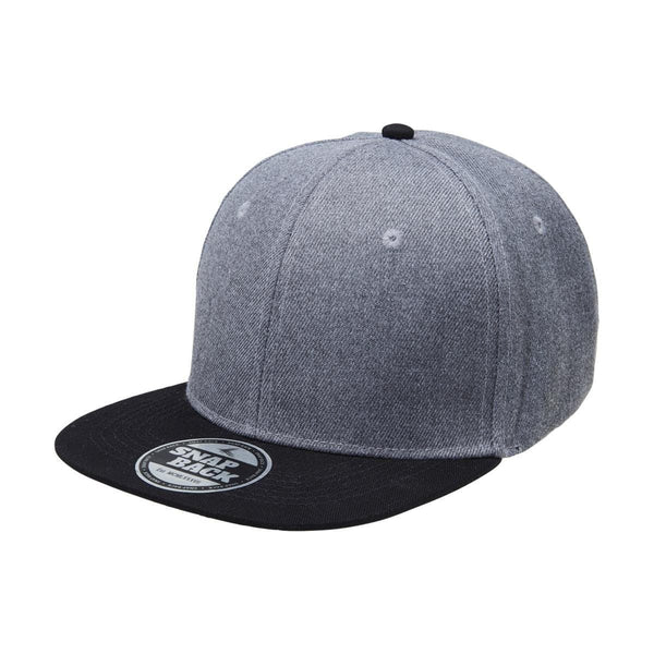 Heathered Snapback - madhats.com.au