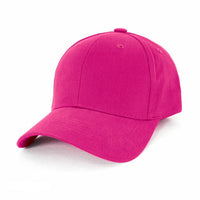 Heavy Brushed Cotton Six-Panel Cap with Adjustable Strap thumbnail 2 heavy brushed cotton cap - madhats.com.au