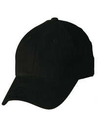 Heavy Brushed Cotton 6-Panel Cap with Adjustable Buckle thumbnail 2