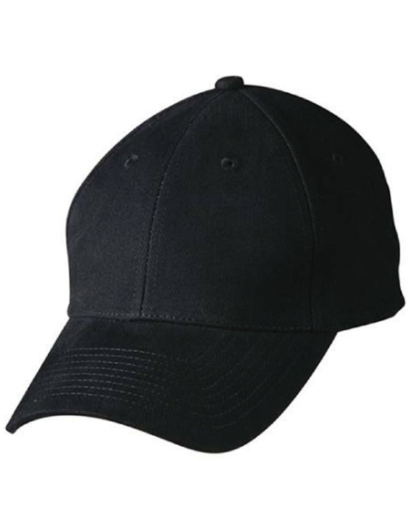 Heavy Brushed Cotton Cap With Buckle