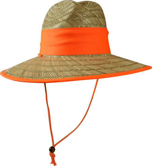 Natural Wide Brim Straw Hats with Adjustable Fit