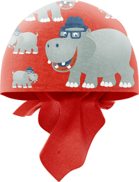 Hungry Hippo Lightweight Coolactive Bandannas in Vibrant Colours thumbnail 2
