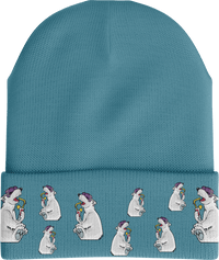 Ice Bear Beanie with 3M Thinsulate Insulation and Reflective Stripe thumbnail 1