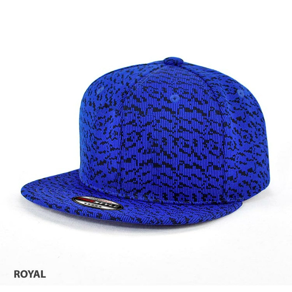 Structured 6-Panel Snapback Cap with Flat Peak