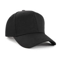 High Profile 6-Panel Cap with Pre-Curved Peak & Adjustable Closure thumbnail 2 jk cap - madhats.com.au